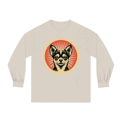 Chihuahua Long Sleeve Tee for Adults