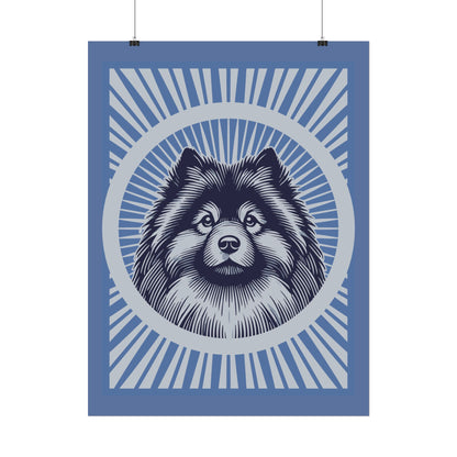 Keeshond Art Print