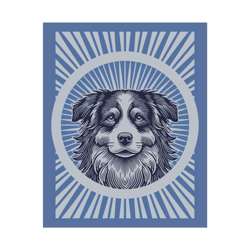 Border Collie Art Print