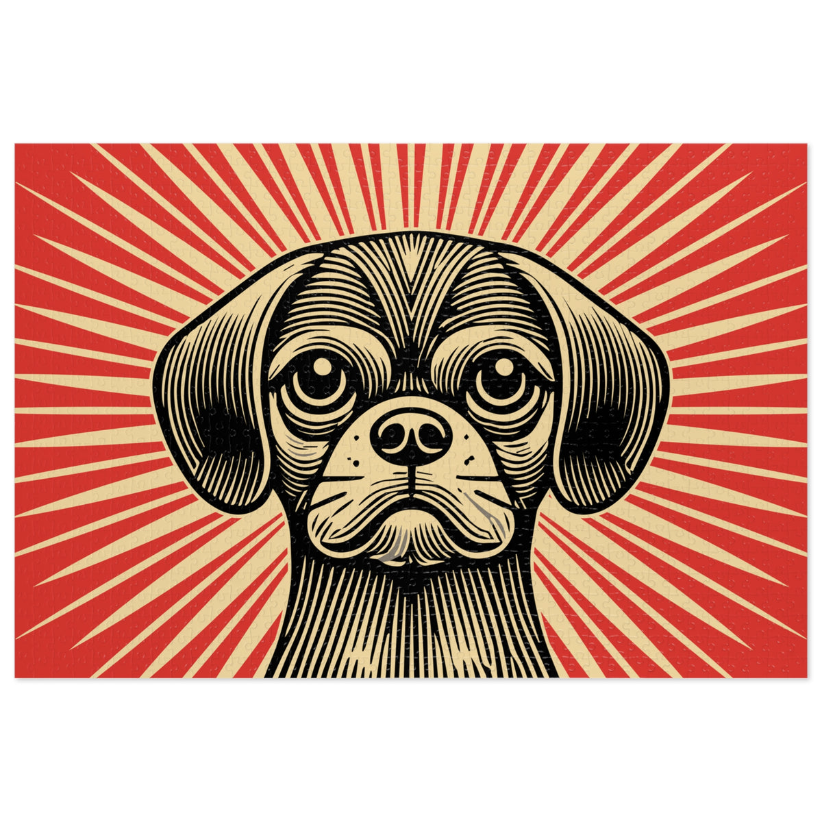 Puggle Jigsaw Puzzle — 29.25" × 19.75" (1000 pcs)