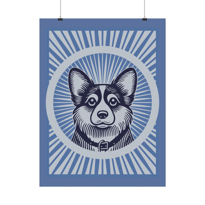 Corgipoo Art Print