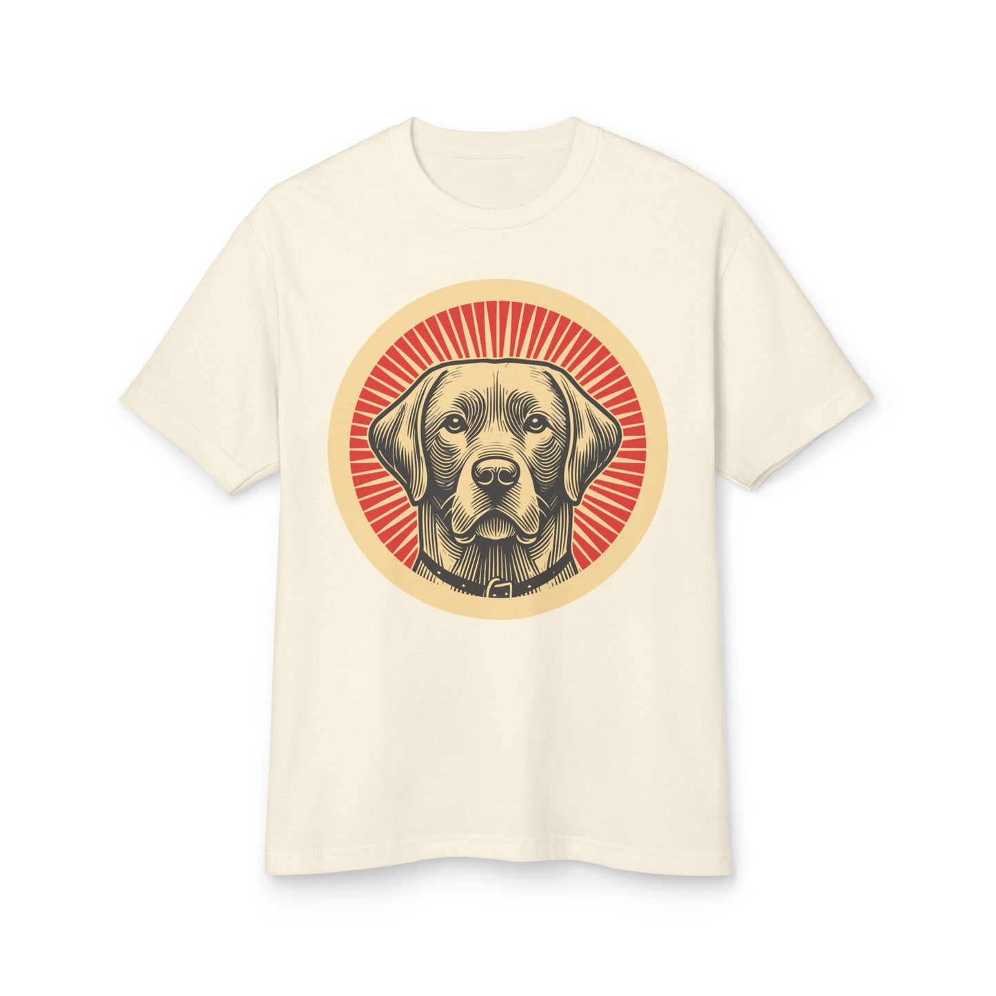 Labrador Retriever Heavyweight Cotton T-Shirt for Adults