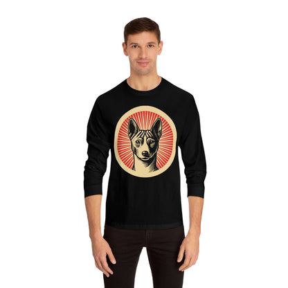 Basenji Long Sleeve Tee for Adults