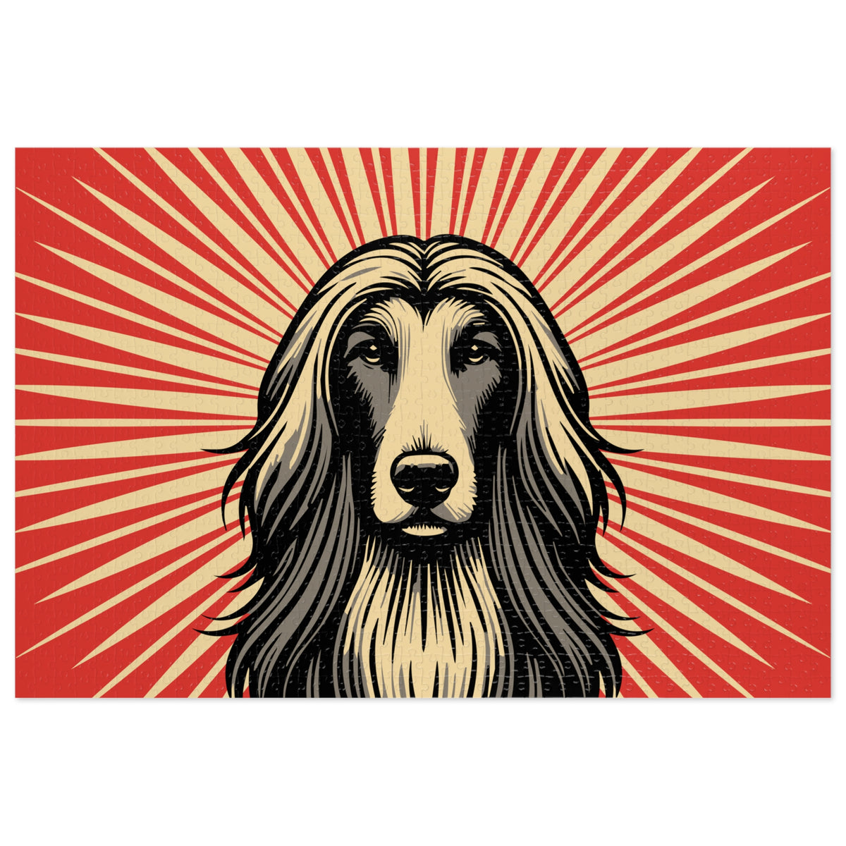 Afghan Hound Jigsaw Puzzle — 29.25" × 19.75" (1000 pcs)