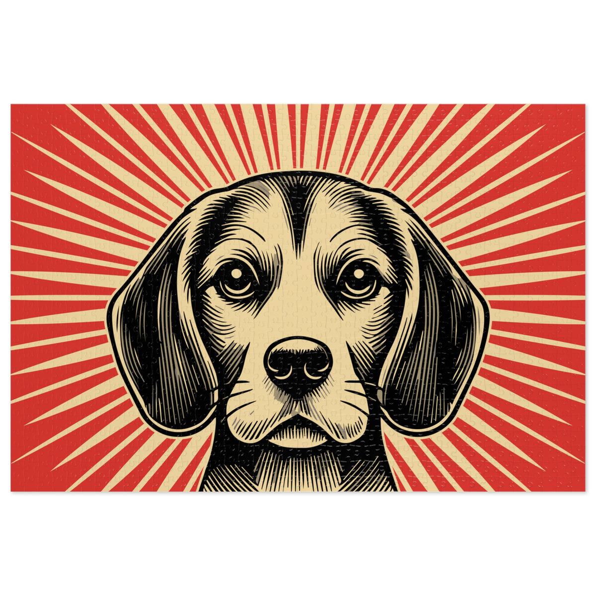Beagle Jigsaw Puzzle — 29.25" × 19.75" (1000 pcs)