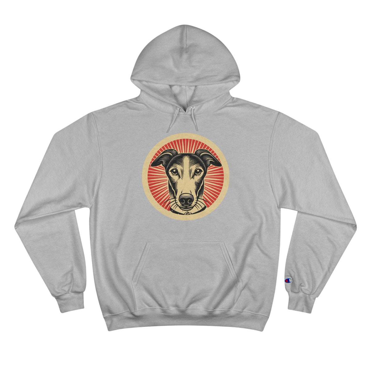 Greyhound Champion Hoodie — Light Steel