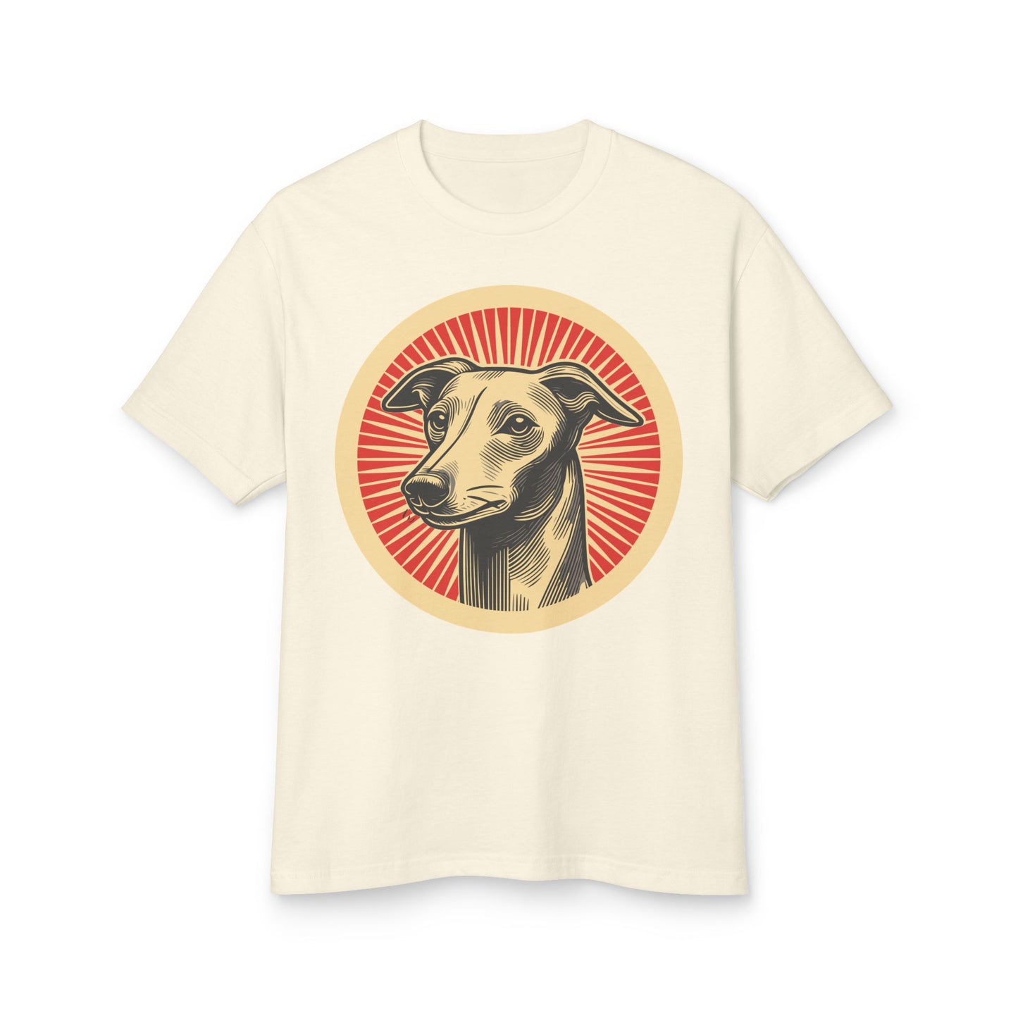 Italian Greyhound Heavyweight Cotton T-Shirt for Adults