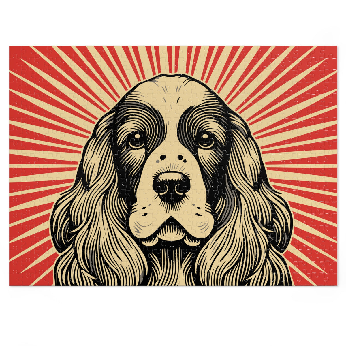 English Cocker Spaniel Jigsaw Puzzle — 20.5" × 15" (500 pcs)