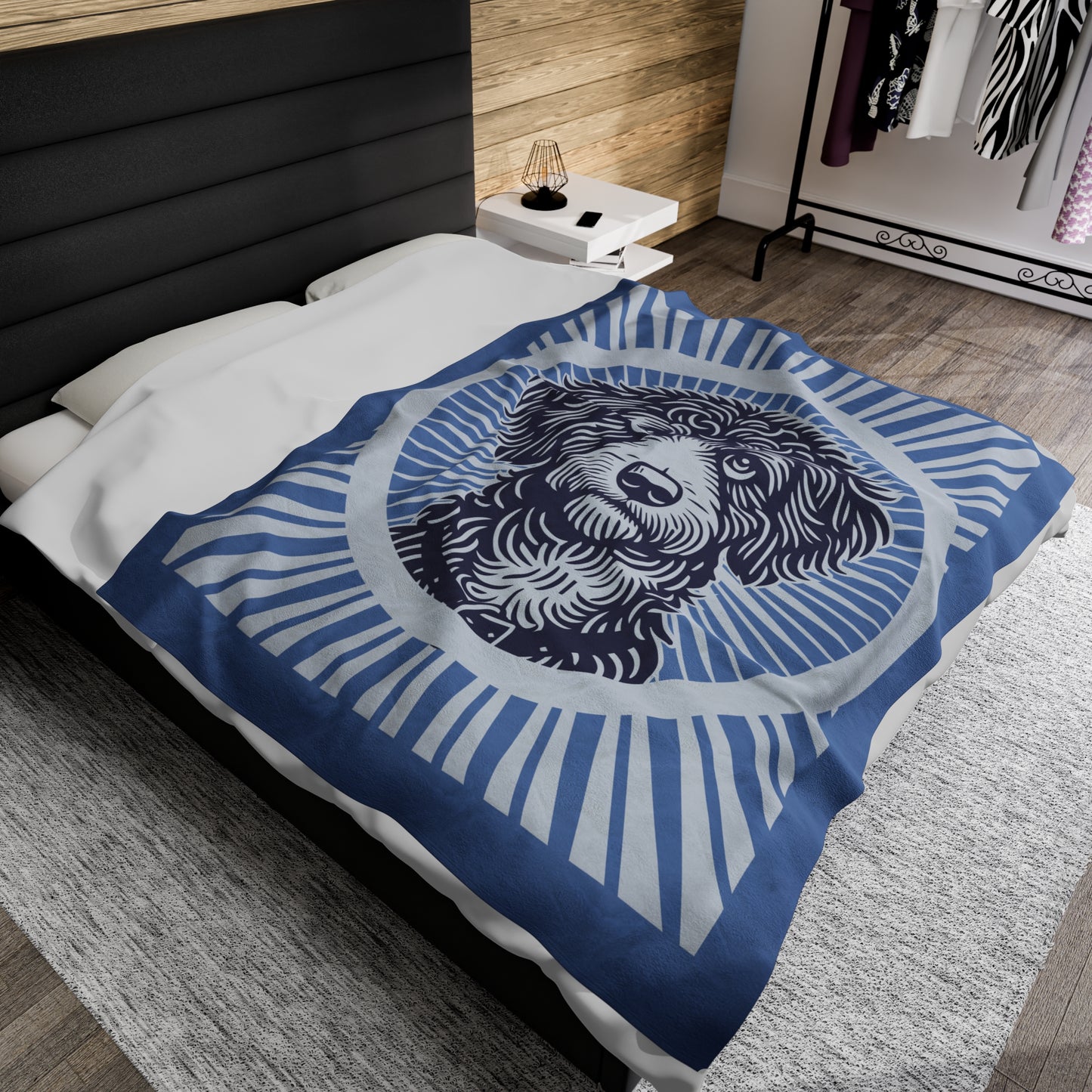 Bordoodle Blanket
