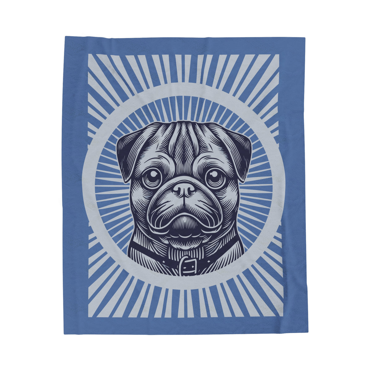 Pug Blanket — 50" × 60"