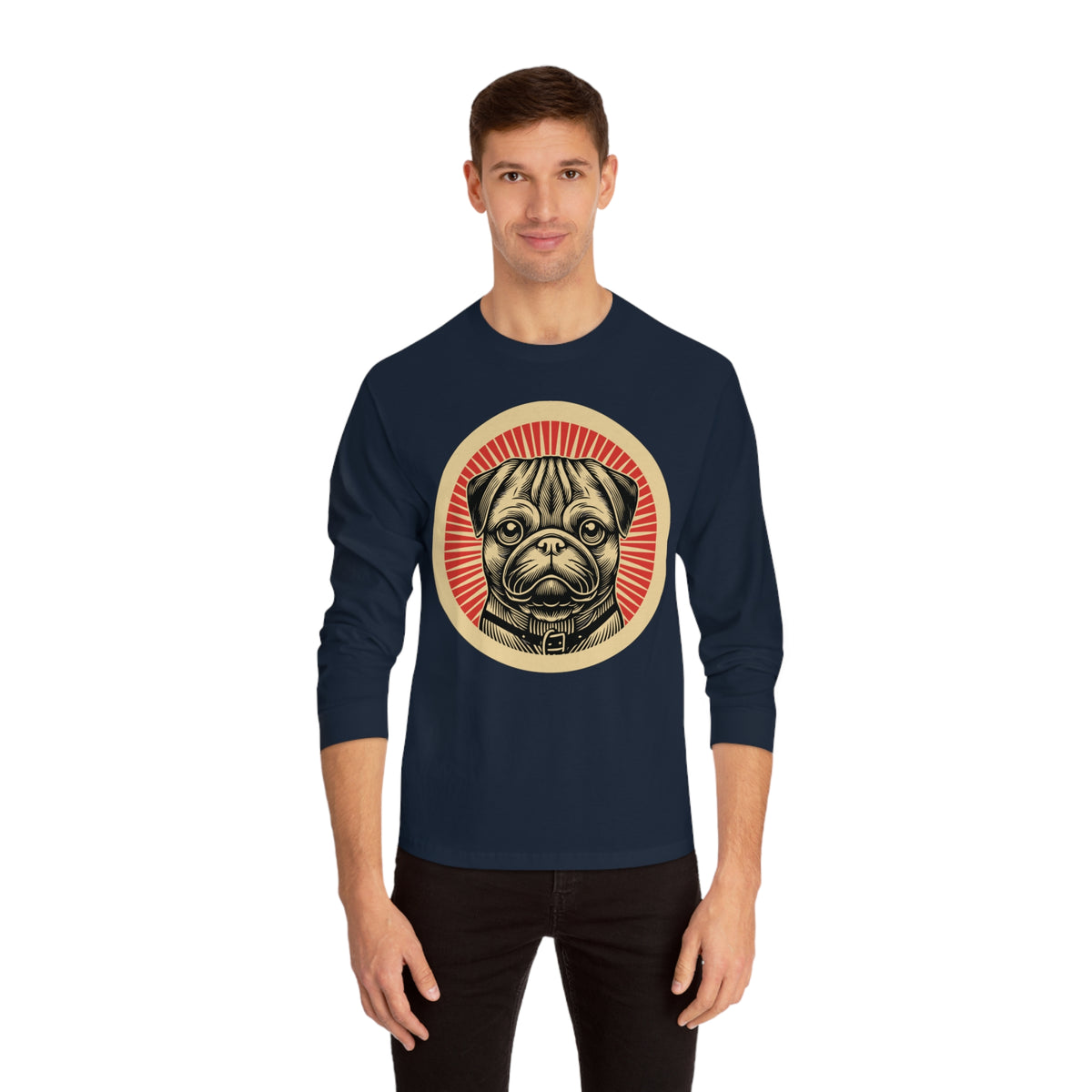 Pug Long Sleeve Tee — view 9