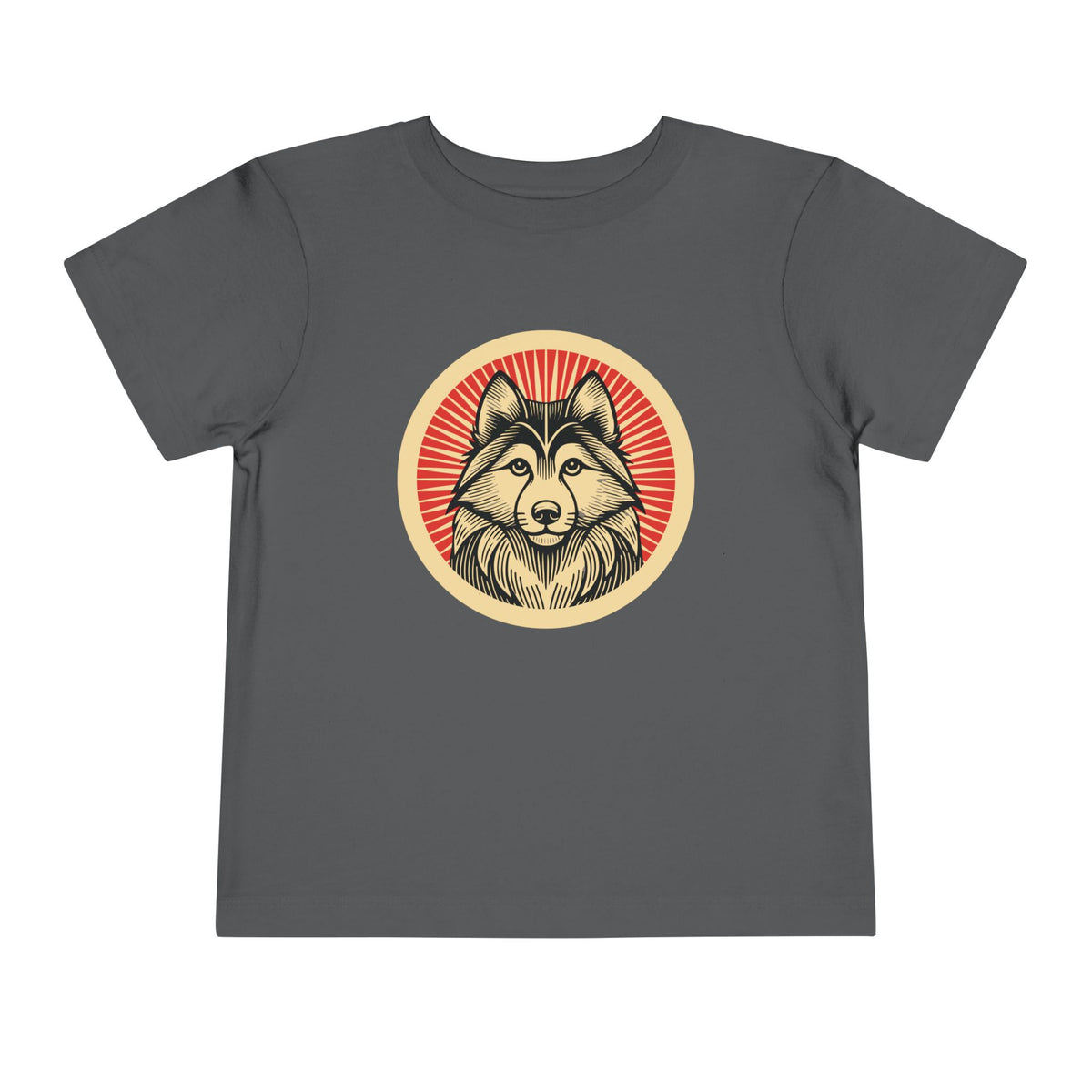 Alaskan Klee Kai Toddler Tee — Asphalt