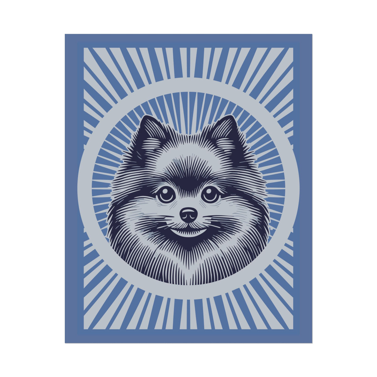 Pomeranian Art Print — 16" x 20" (Vertical)