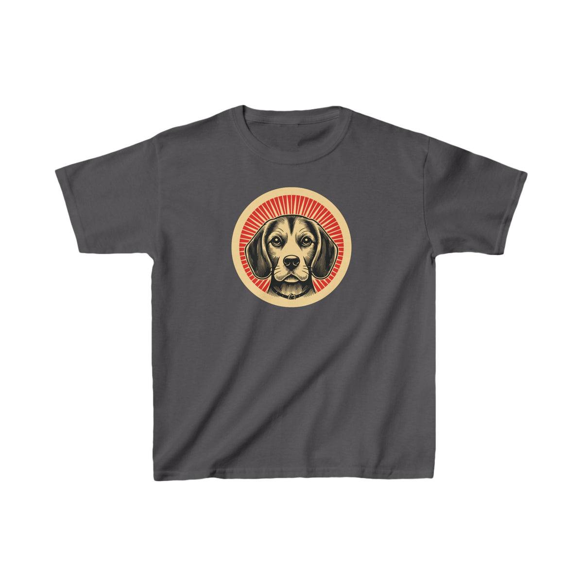 Beagle Kids Tee — Charcoal