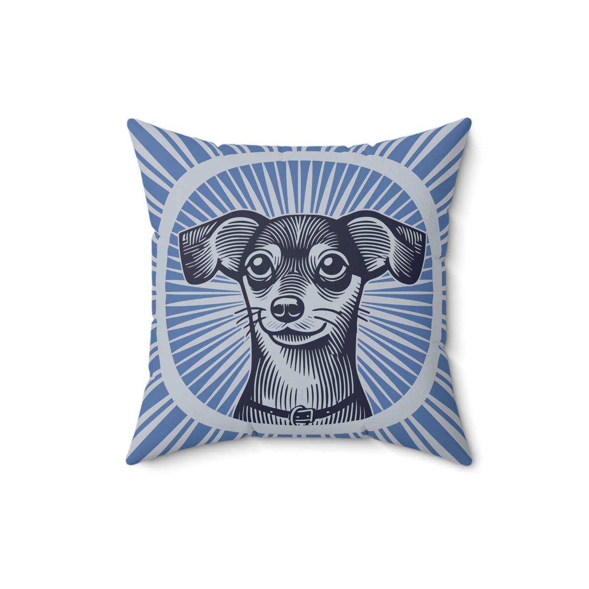 Chiweenie Pillow — 16" × 16"