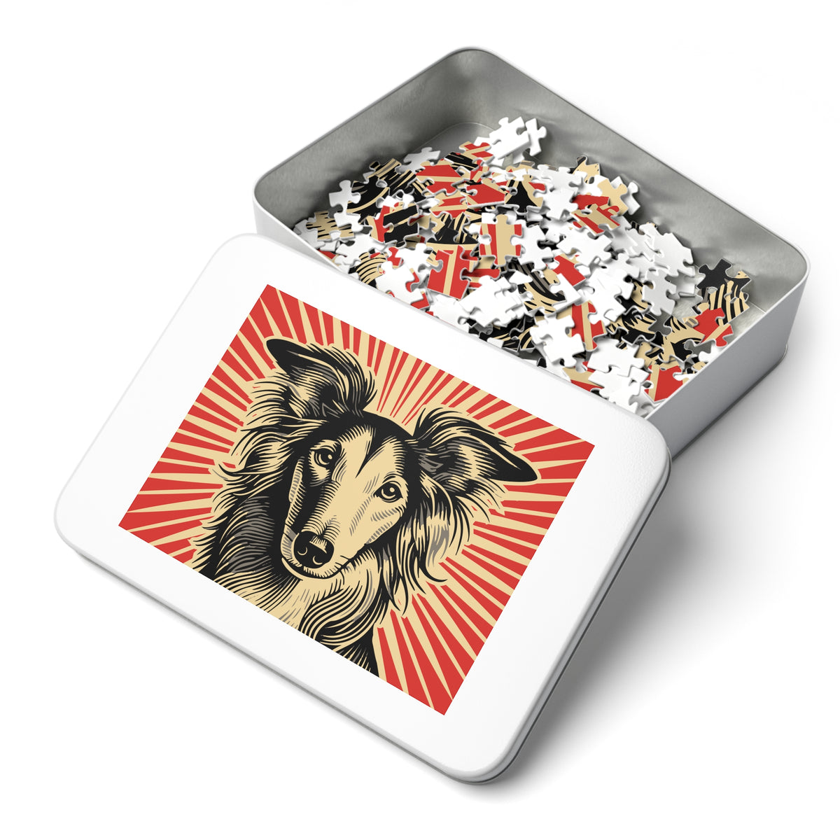 Silken Windhound Jigsaw Puzzle — view 3