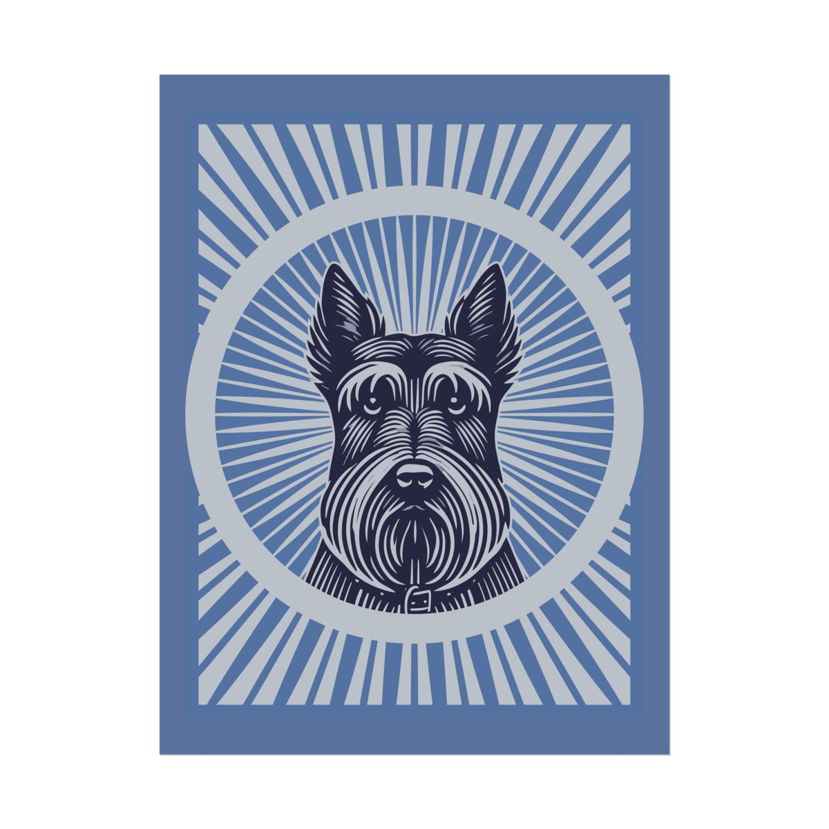 Scottish Terrier Art Print — 18″ x 24″ (Vertical)