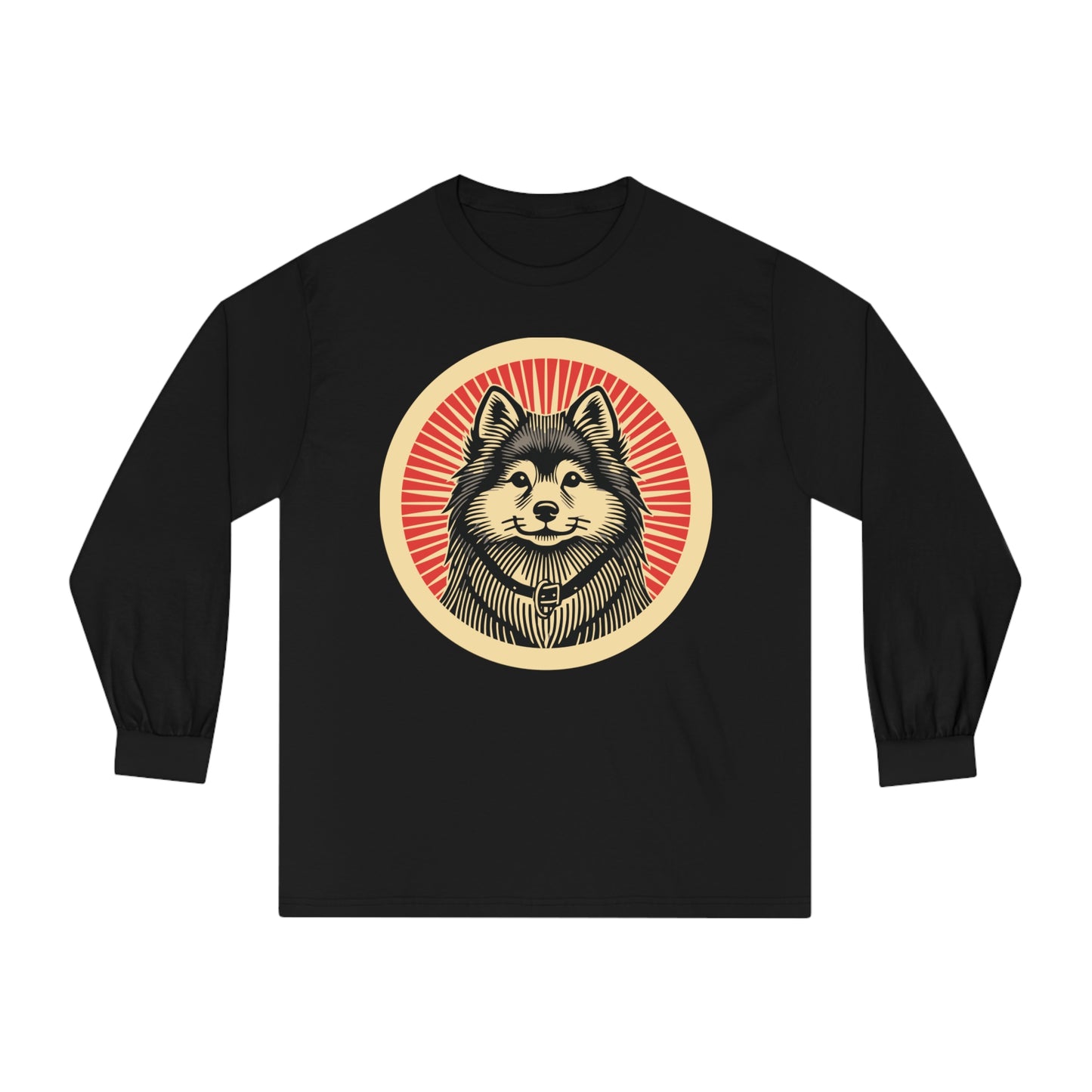 Finnish Spitz Long Sleeve Tee for Adults