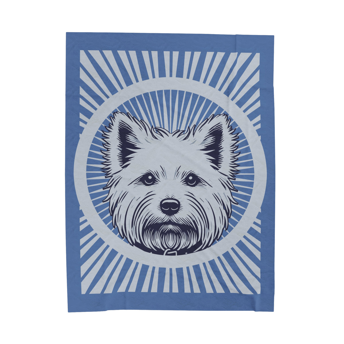 West Highland White Terrier Blanket — 60" × 80"