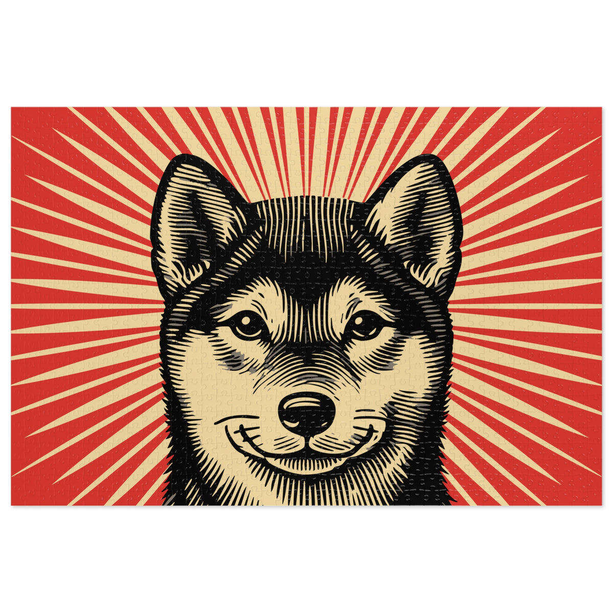 Shiba Inu Jigsaw Puzzle — 29.25" × 19.75" (1000 pcs)