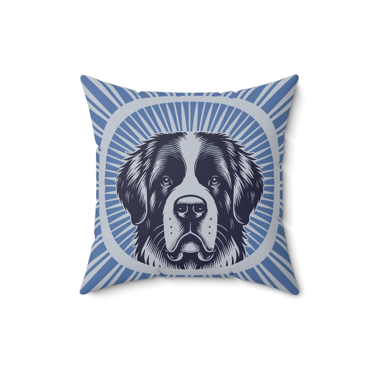 Saint Bernard Pillow — 16" × 16"