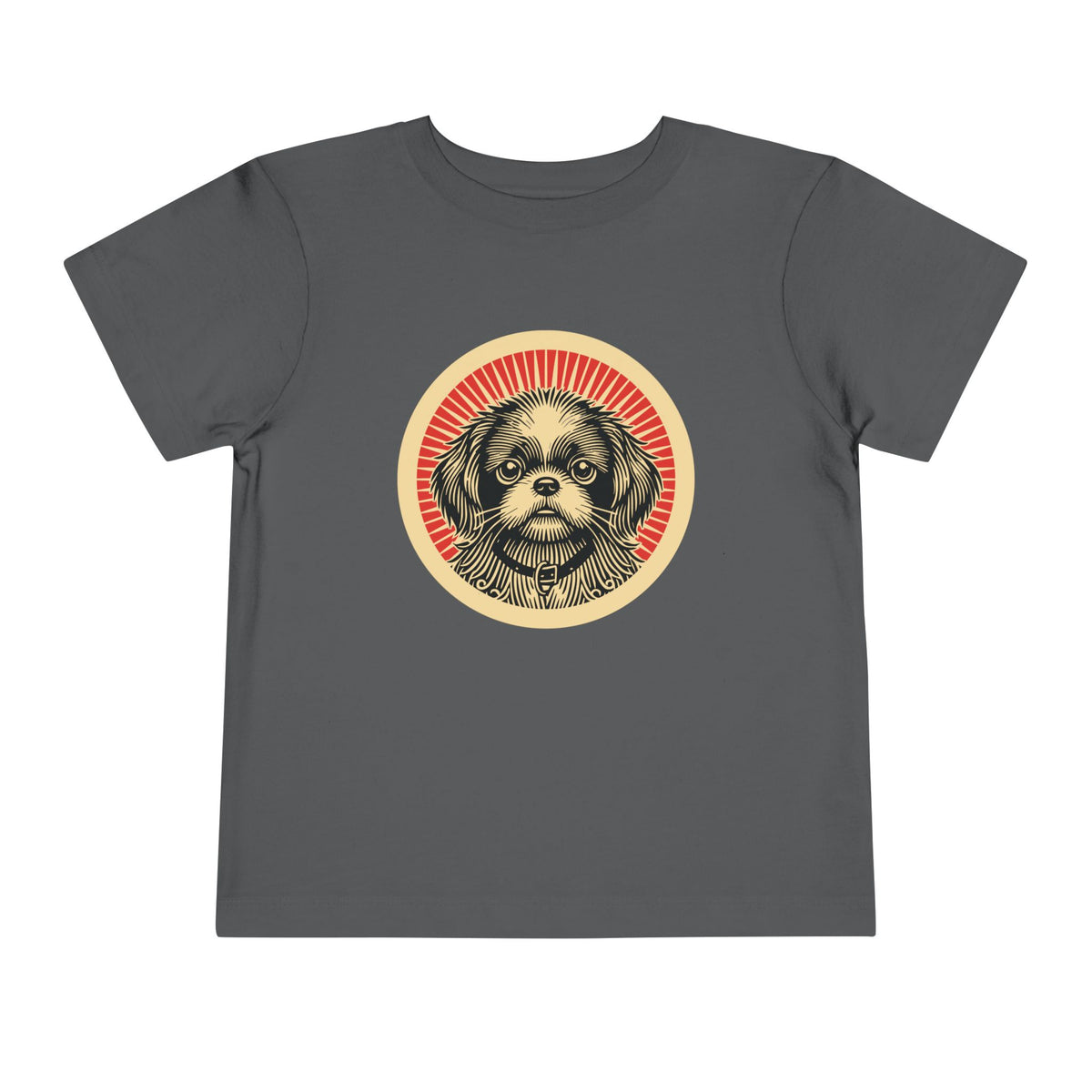 Pekepoo Toddler Tee — Asphalt