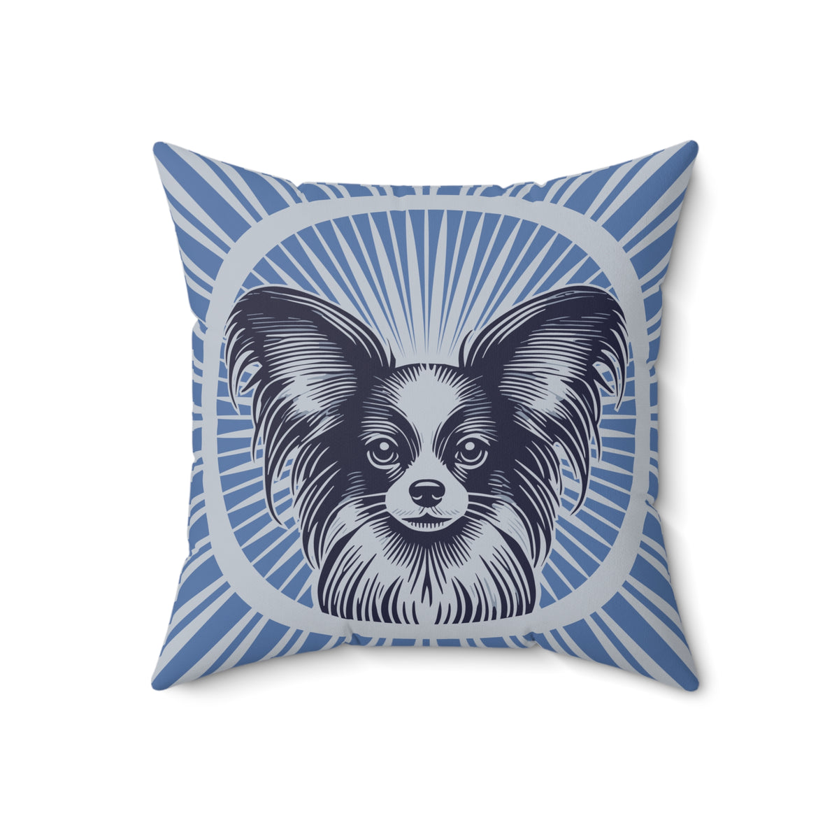 Papillon Pillow — 18" × 18"