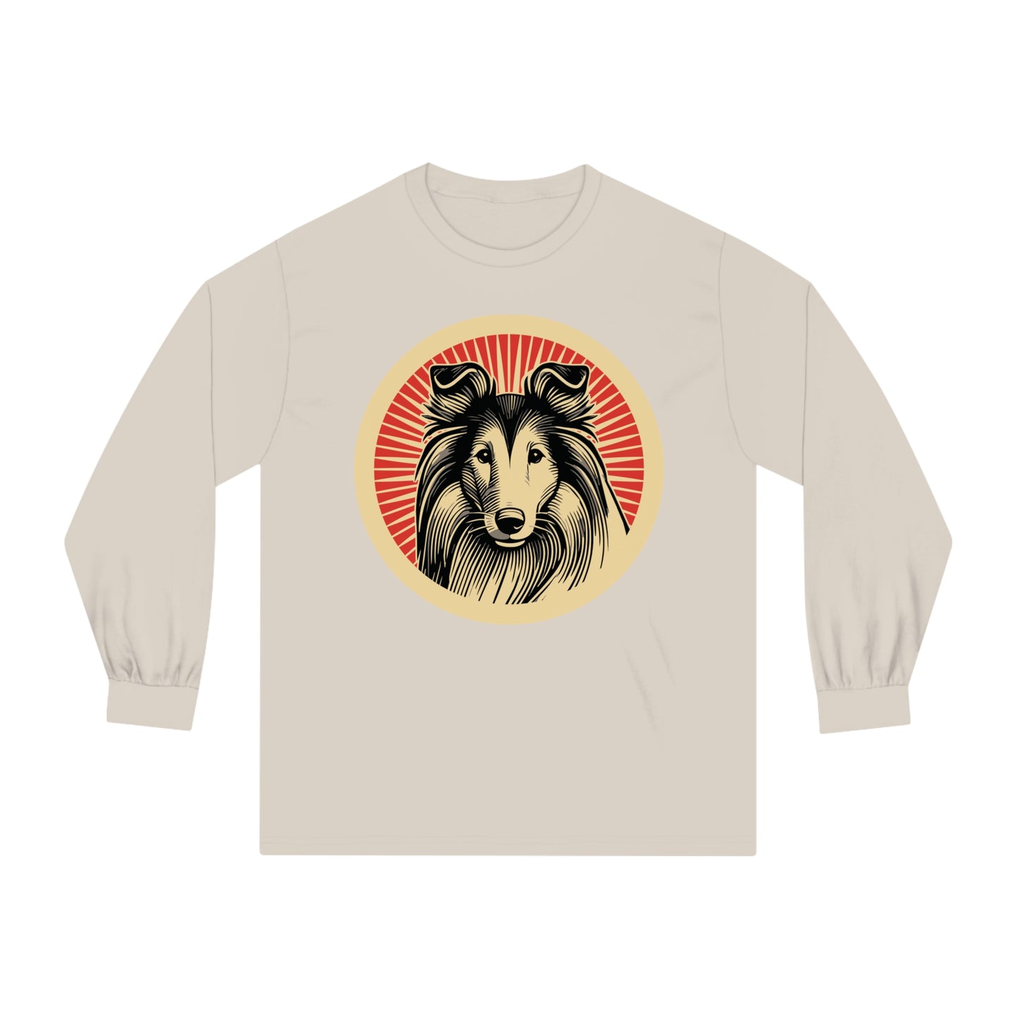Collie Long Sleeve Tee for Adults
