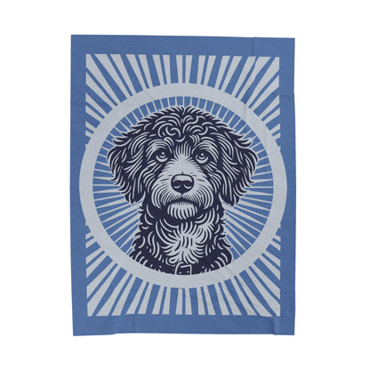 Bordoodle Blanket