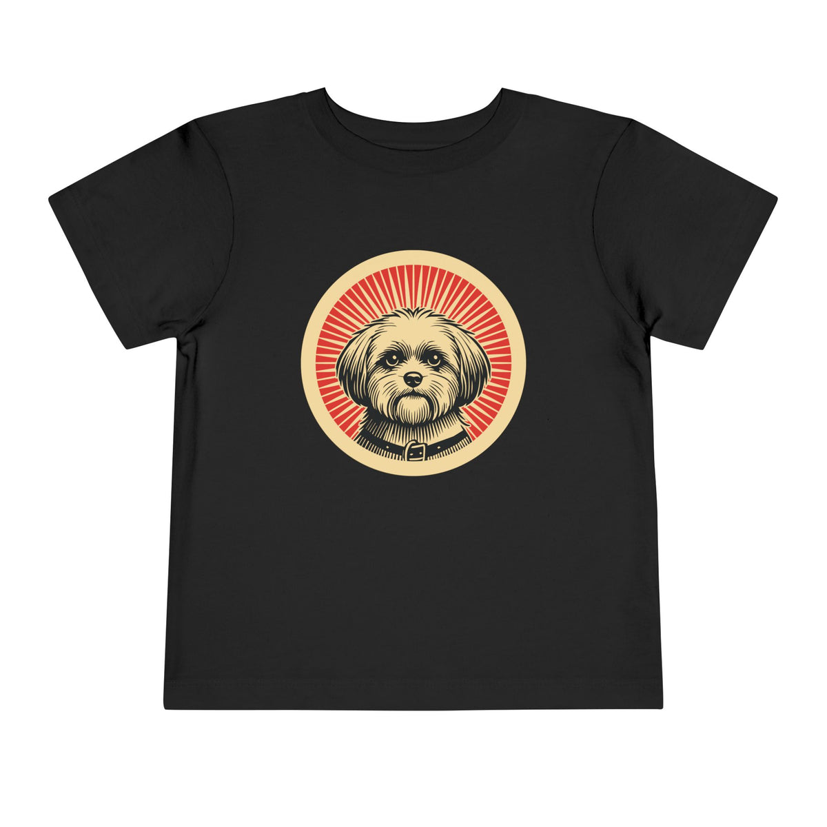 Shihpoo Toddler Tee — Black