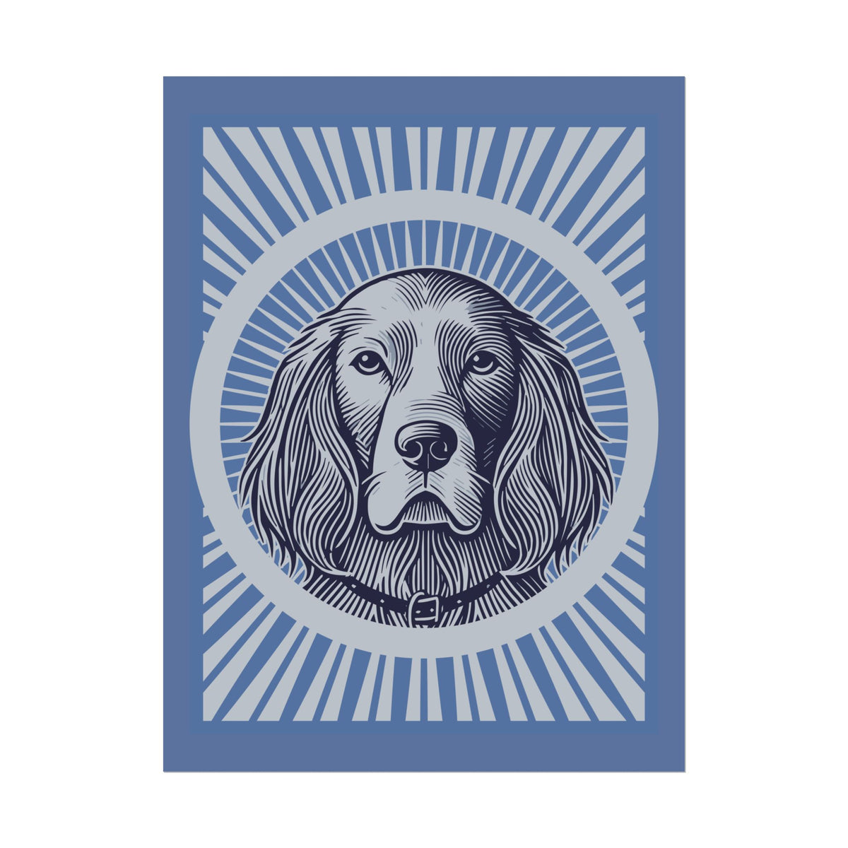 English Setter Art Print — 18″ x 24″ (Vertical)