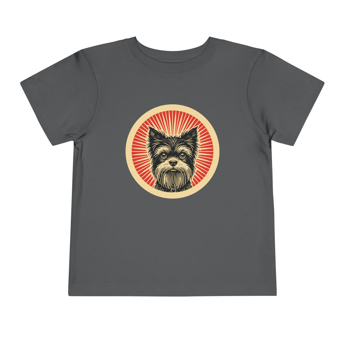 Affenpinscher Toddler Tee — Asphalt