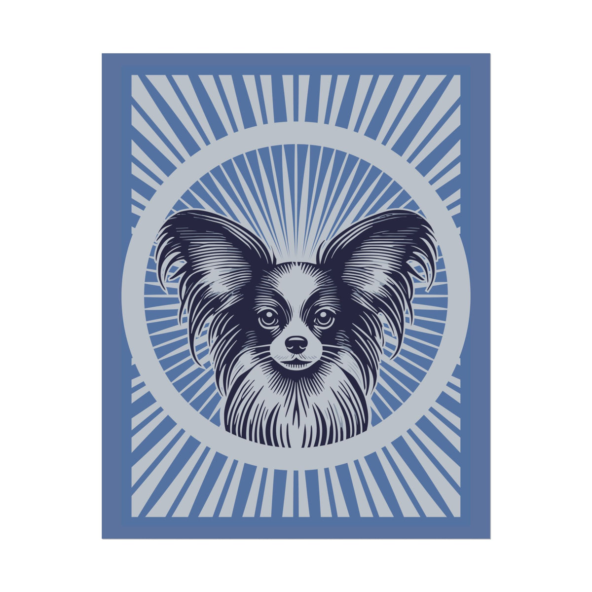 Papillon Art Print — 16" x 20" (Vertical)