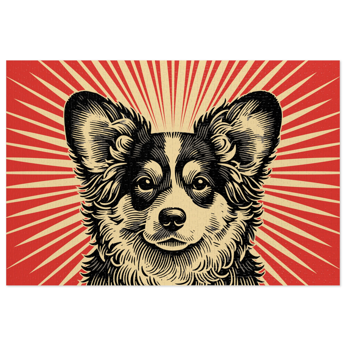 Corgipoo Jigsaw Puzzle — 29.25" × 19.75" (1000 pcs)