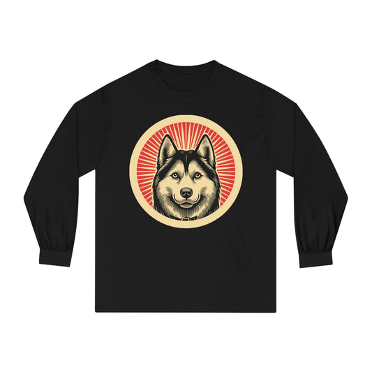 Siberian Husky Long Sleeve Tee