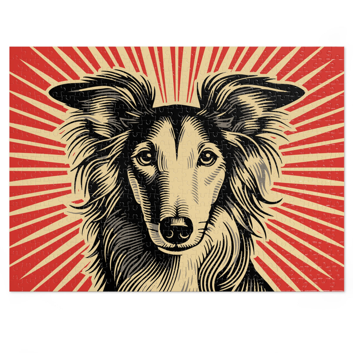 Silken Windhound Jigsaw Puzzle — 20.5" × 15" (500 pcs)
