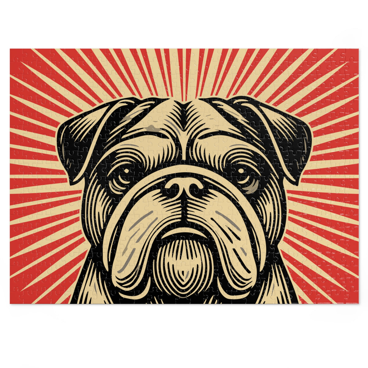 Bulldog Jigsaw Puzzle — 20.5" × 15" (500 pcs)