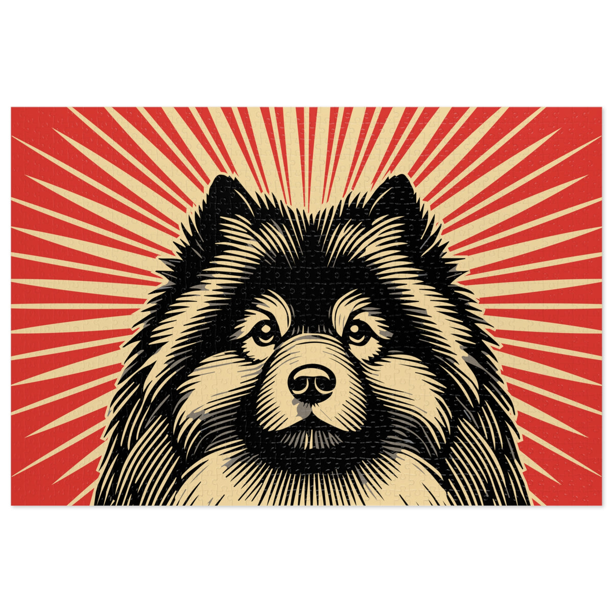 Keeshond Jigsaw Puzzle — 29.25" × 19.75" (1000 pcs)