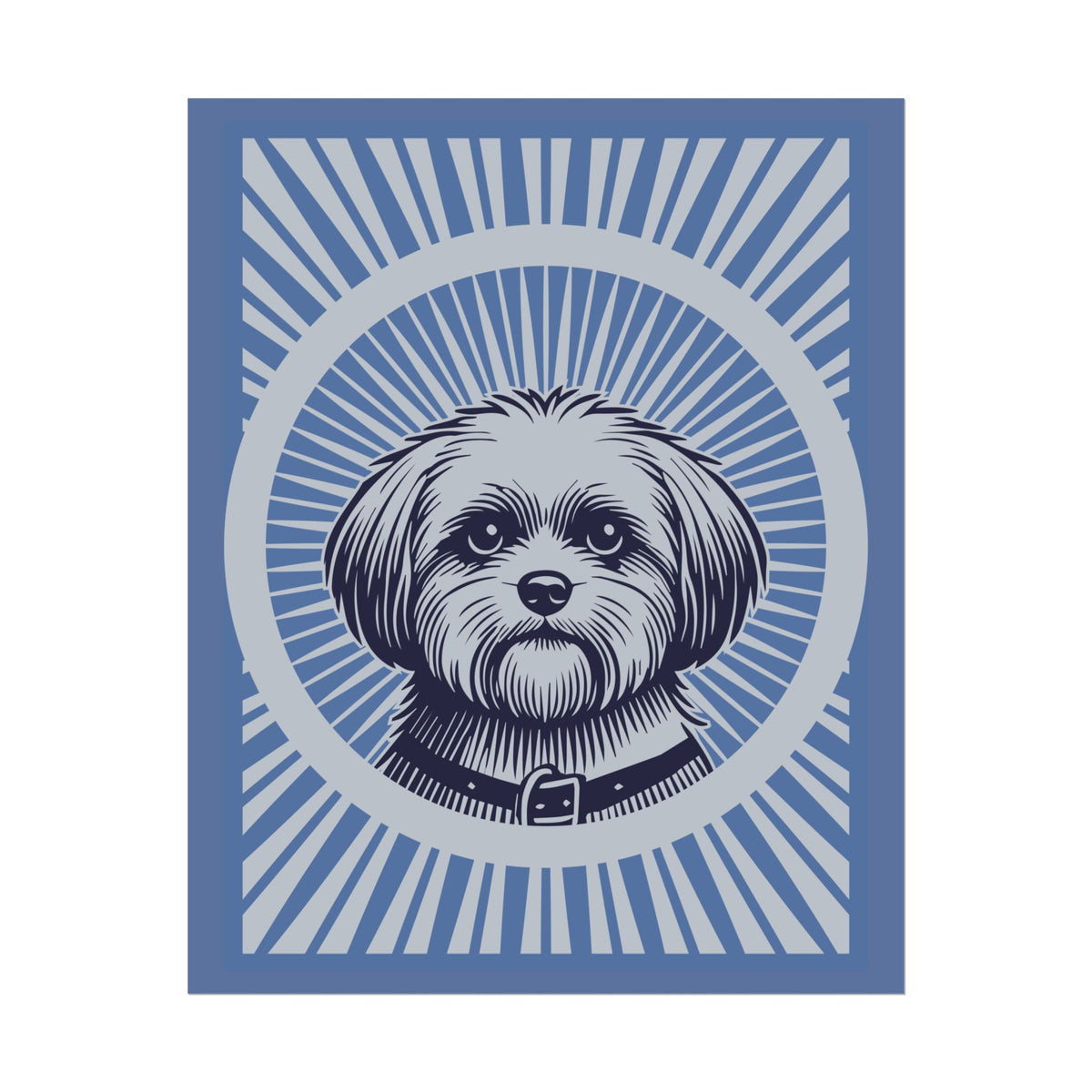 Shihpoo Art Print — 16" x 20" (Vertical)