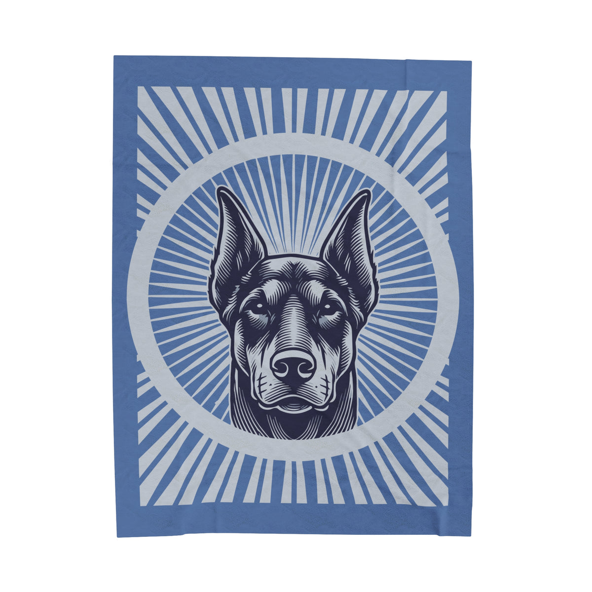 Doberman Pinscher Blanket — 60" × 80"