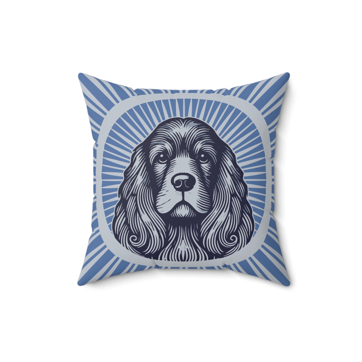 American Cocker Spaniel Pillow — 16" × 16"