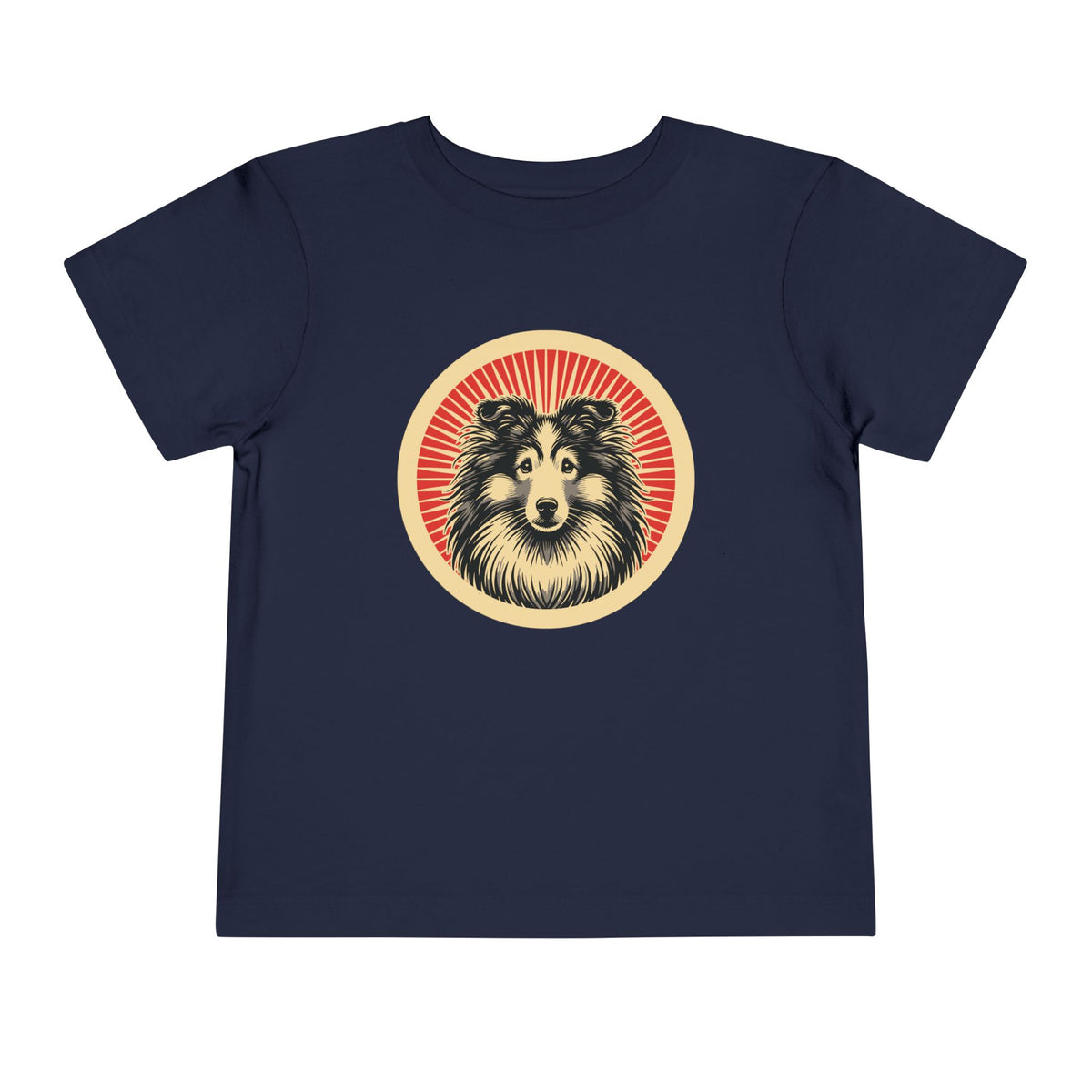 Shetland Sheepdog Toddler Tee — Navy