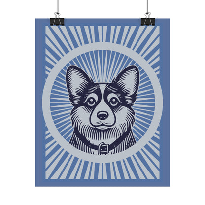 Corgipoo Art Print