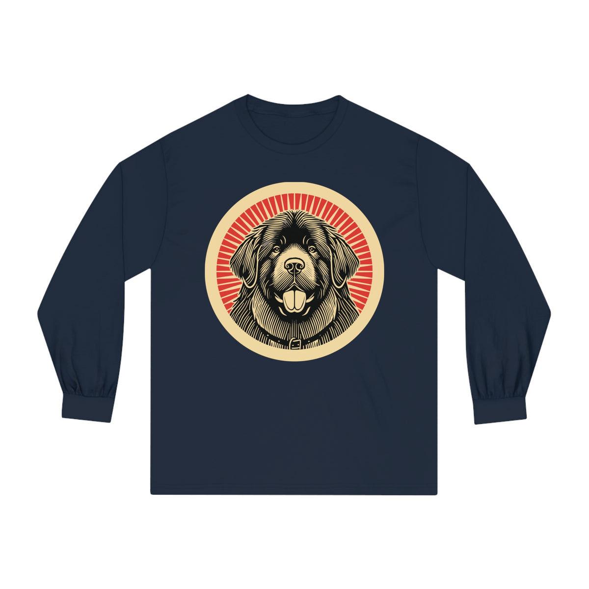 Newfoundland Long Sleeve Tee — Navy