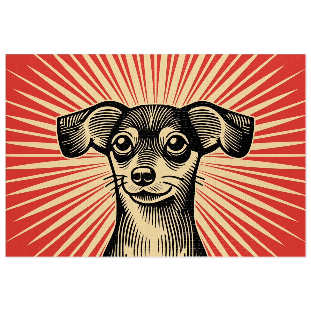 Chiweenie Jigsaw Puzzle — 29.25" × 19.75" (1000 pcs)