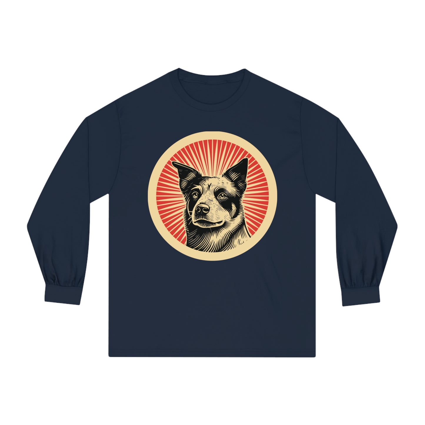 Australian Cattle Dog Long Sleeve Tee for Adults