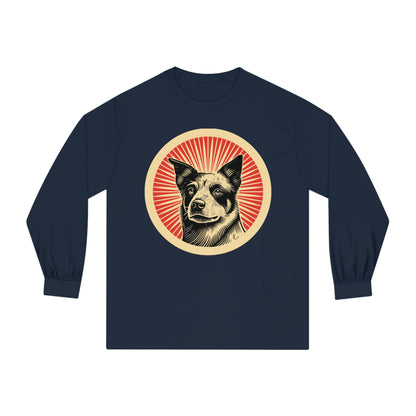 Australian Cattle Dog Long Sleeve Tee for Adults