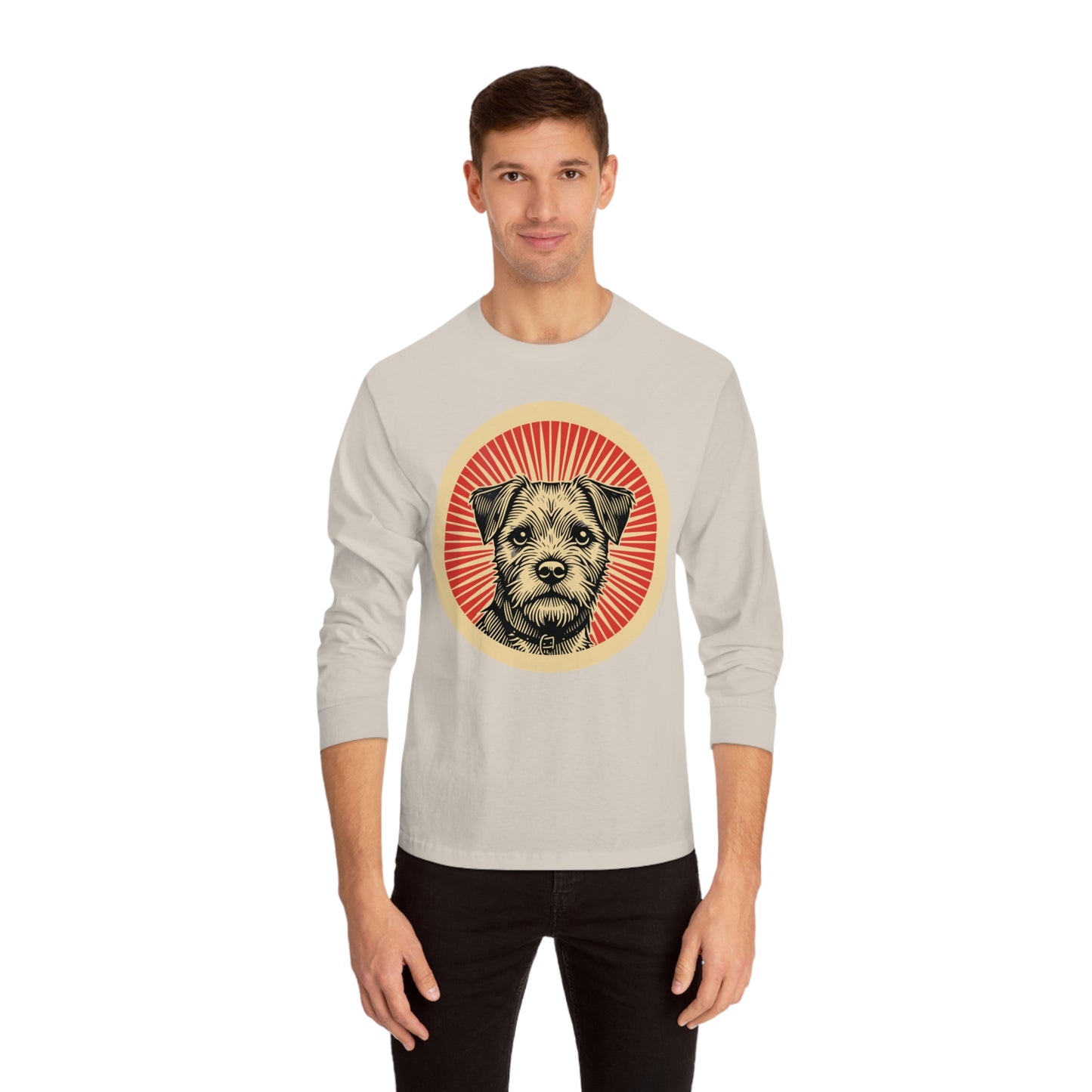Border Terrier Long Sleeve Tee for Adults