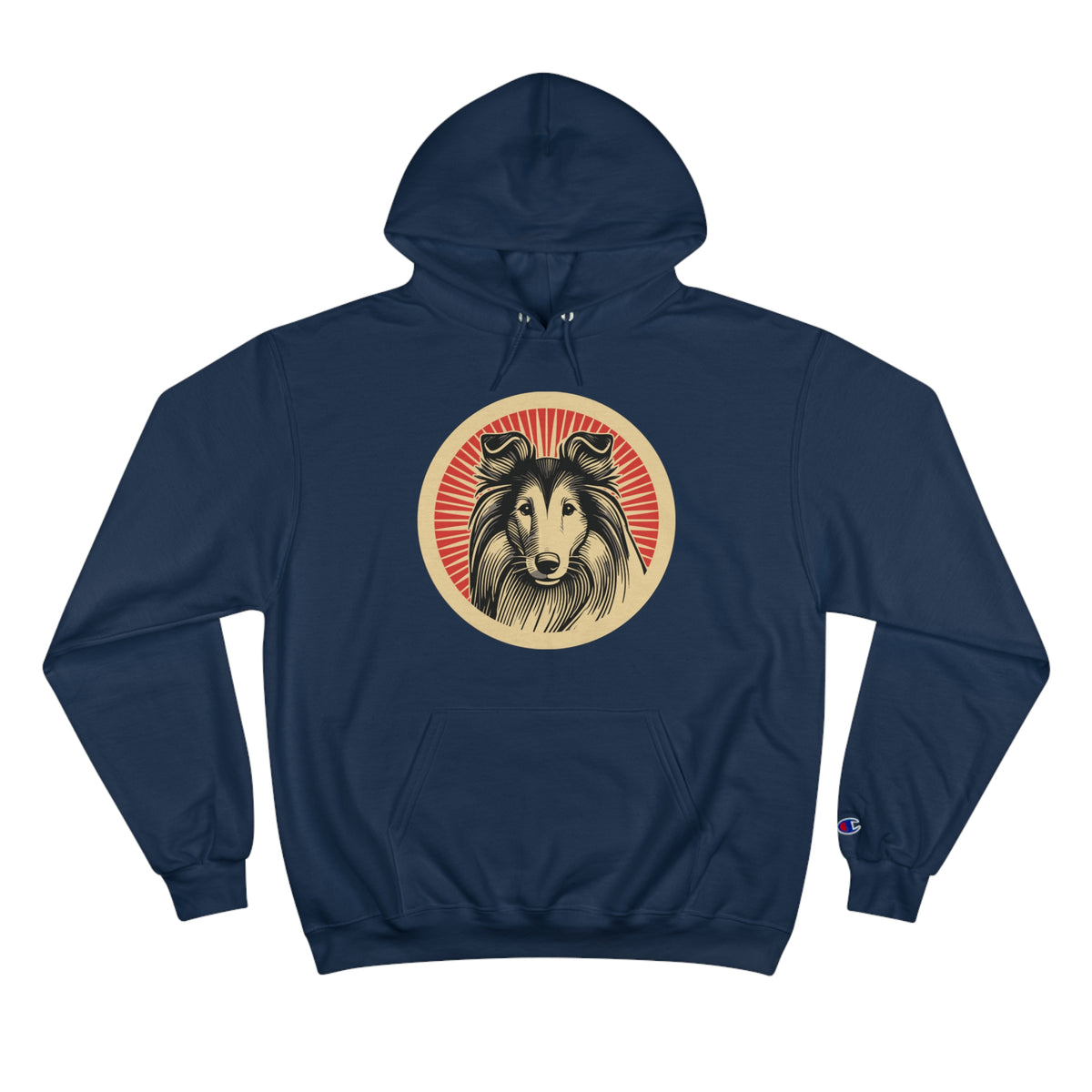Collie Champion Hoodie — Navy