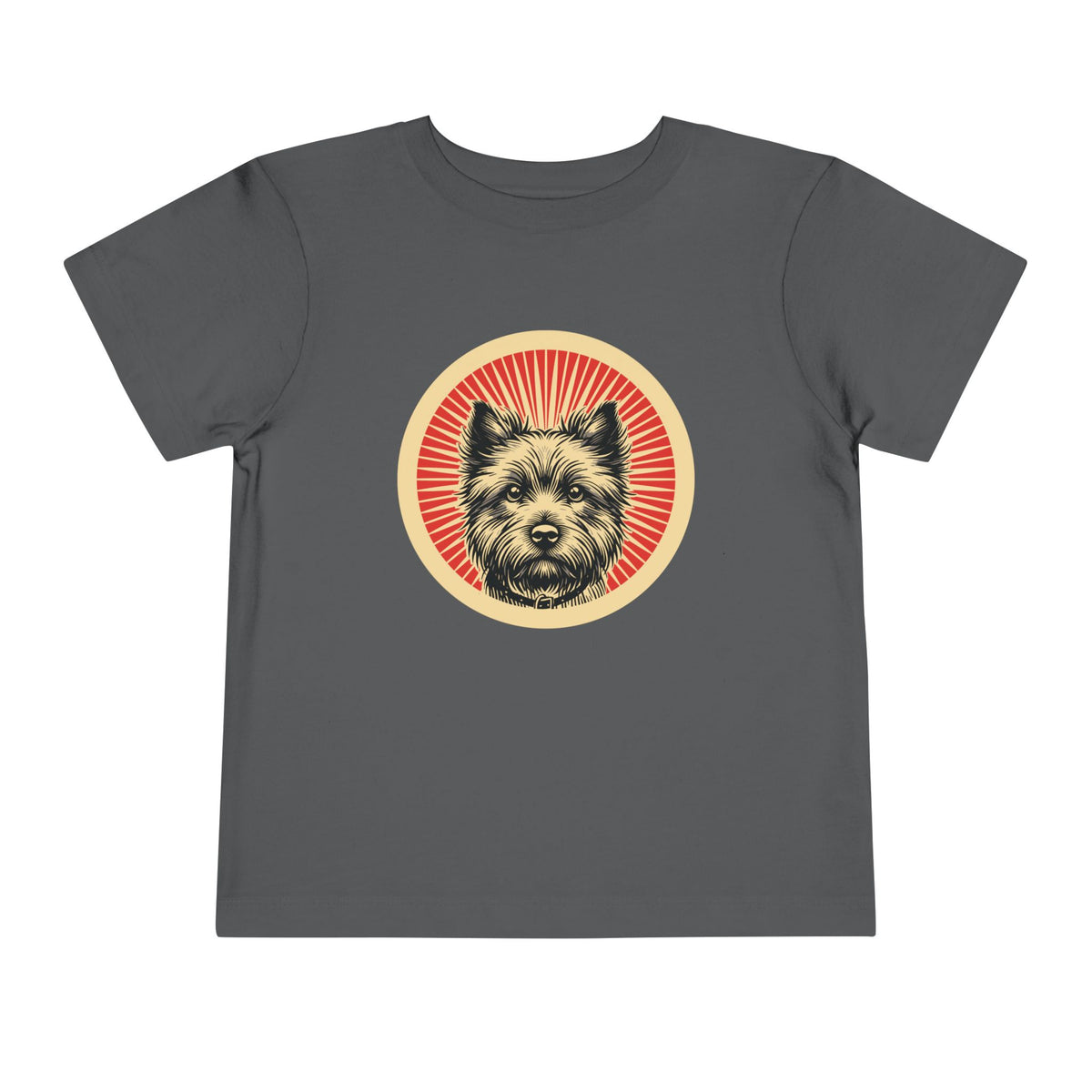 Cairn Terrier Toddler Tee — Asphalt